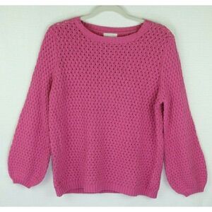 14th & Union Pink Sweater Long Sleeves Small PULLOVER